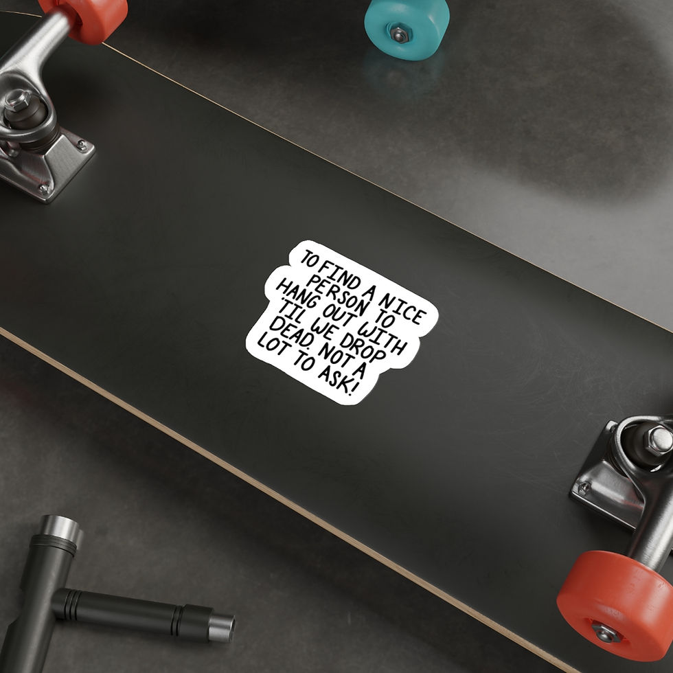 Thumbnail: Gilmore Girls "To find a nice person..." Die-Cut Sticker