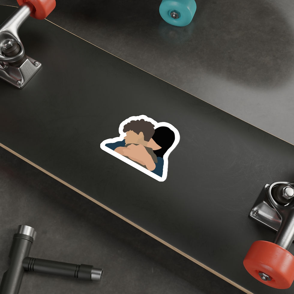 Thumbnail: Heartstopper Tori & Charlie Spring Die-Cut Sticker
