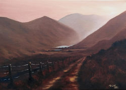 Sunset over Black Valley #2 (sold)