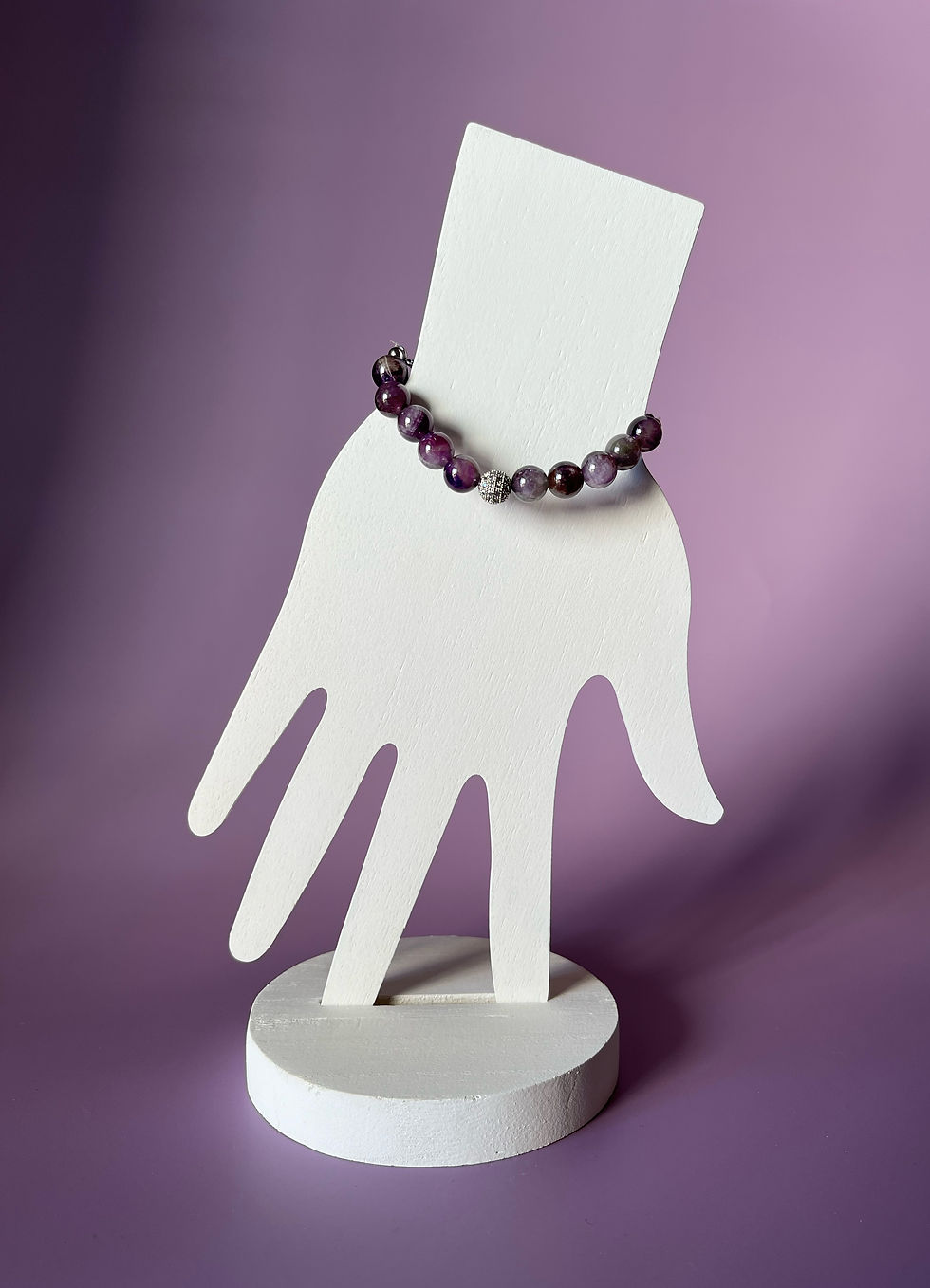 Thumbnail: Birthstone Bracelet (Stainless Steel with Sparkle Stone)