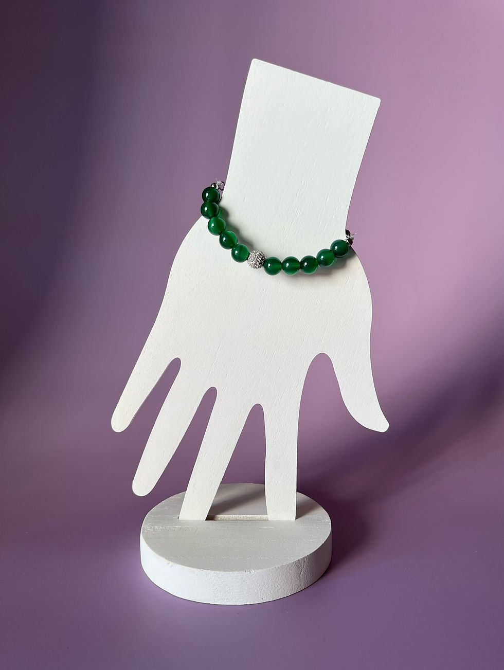 Thumbnail: Birthstone Bracelet (Stainless Steel with Sparkle Stone)