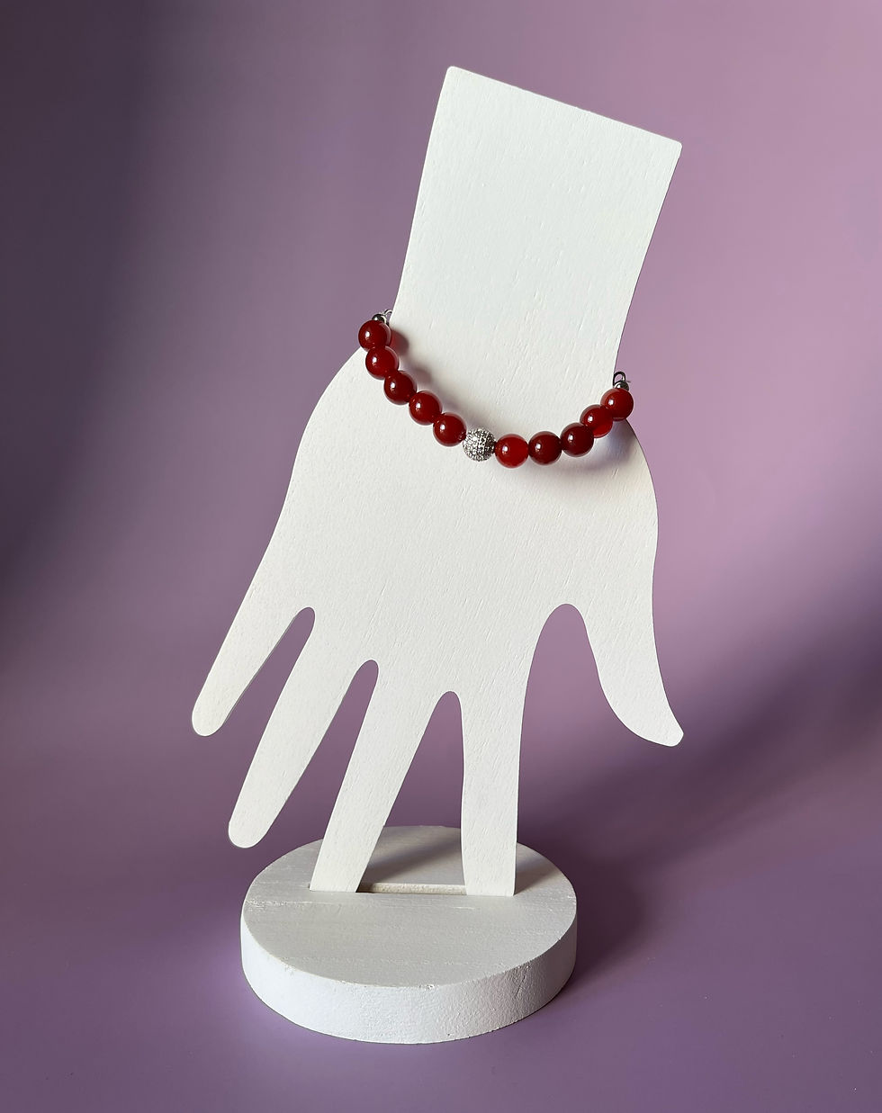 Thumbnail: Birthstone Bracelet (Stainless Steel with Sparkle Stone)