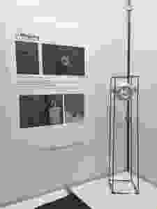 Li Mingyang's silver orb in a steel stand