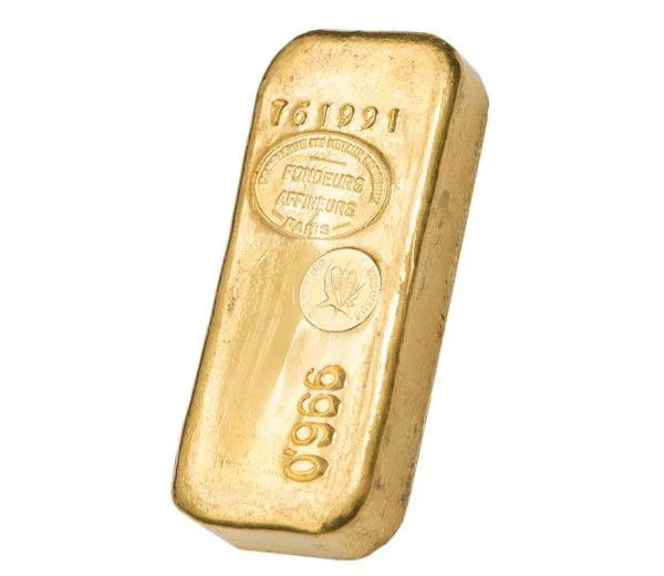 Lingot d'or cours de l'or