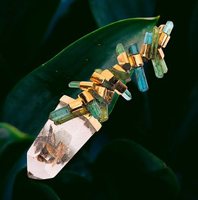 Jean Vendome pendentif quartz fantôme
