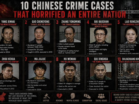 10 Chinese Crime Cases That Horrified an Entire Nation