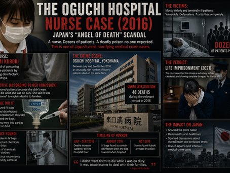 The Oguchi Hospital Nurse Case (2016): Japan’s “Angel of Death” Scandal
