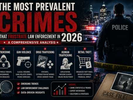 The Most Prevalent Crimes Frustrating Police in 2026