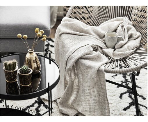 Miniature : Table basse GLÄDJE verre noir Ø 83 cm