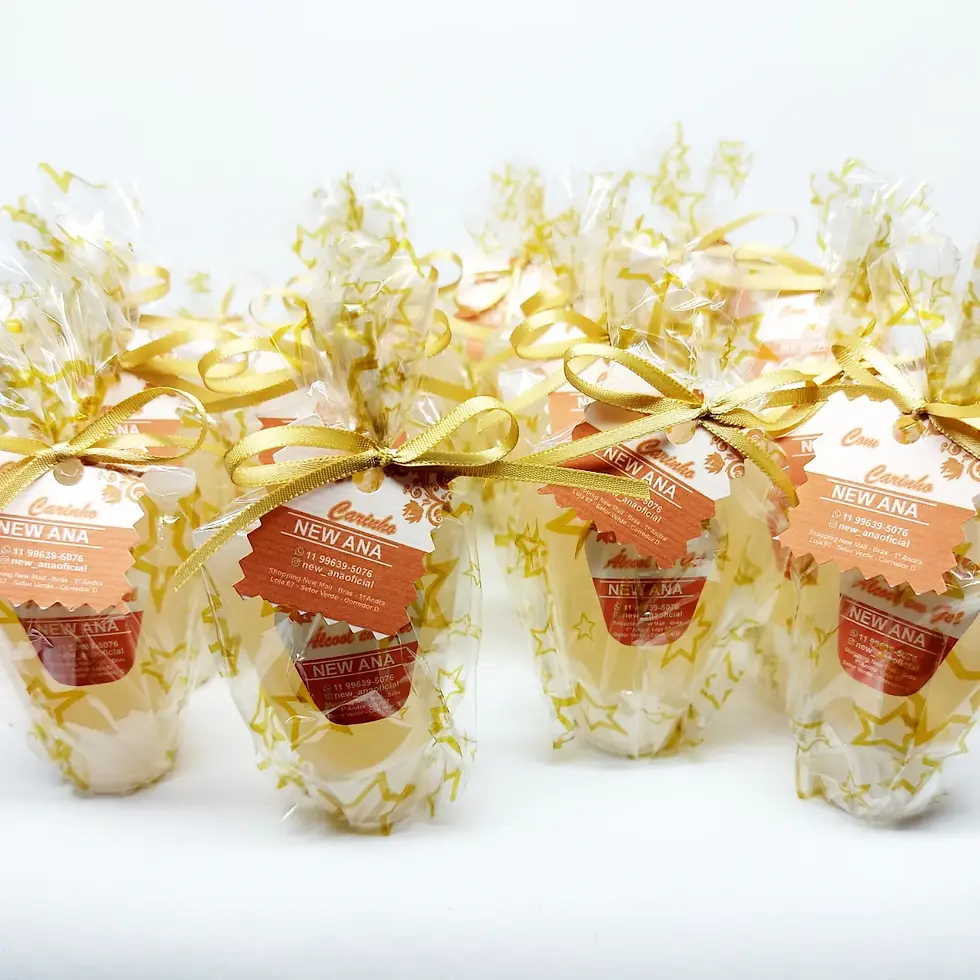 Miniatura: alcool em gel lembrancinha personalizada 40ml drica aromas