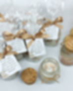 mini vela lembrancinha personalizada vidro cortiça drica aromas