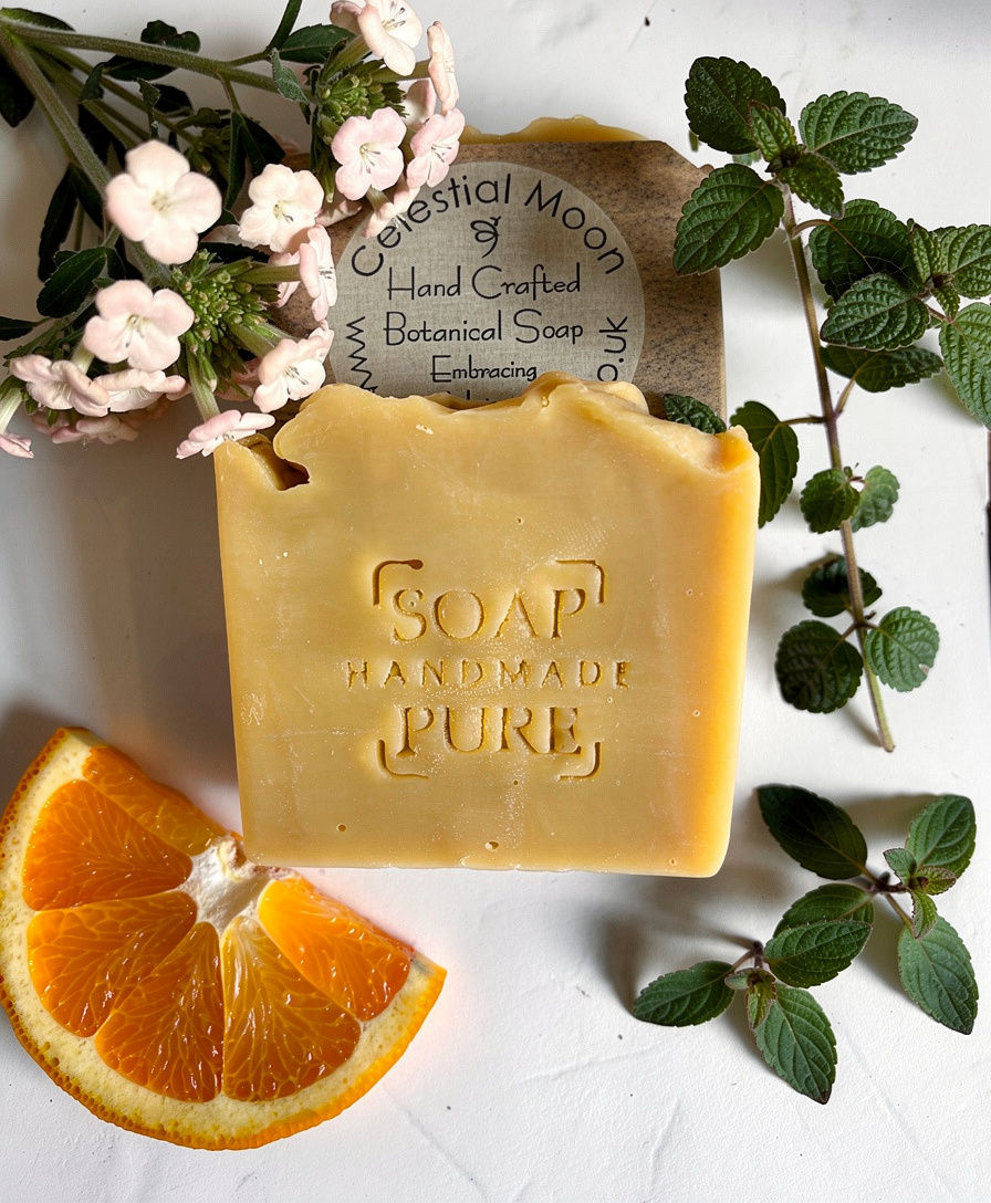 Handcrafted Botanical Patchouli & Orange Soap