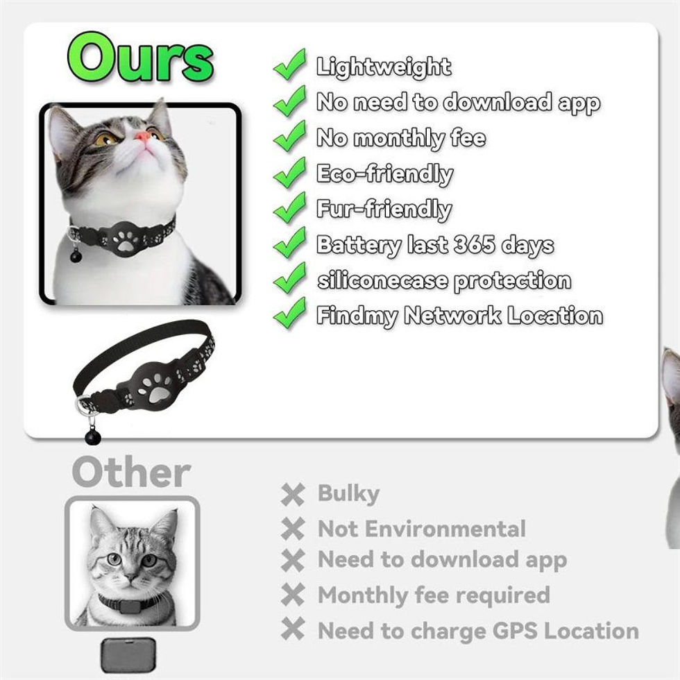 Thumbnail: Multifunctional Pet Smart GPS Trackers Cat Trackers GPS Collar Pet Kitten GPS Co