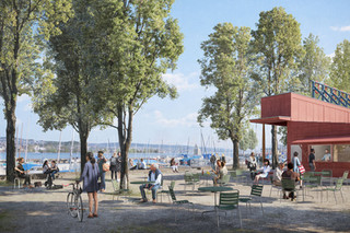 Neugestaltung der Promenade am Hafen Enge