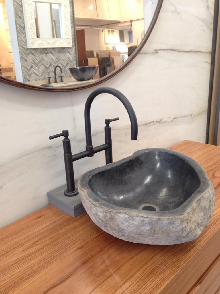 Bacha de Piedra Bloque Rustico