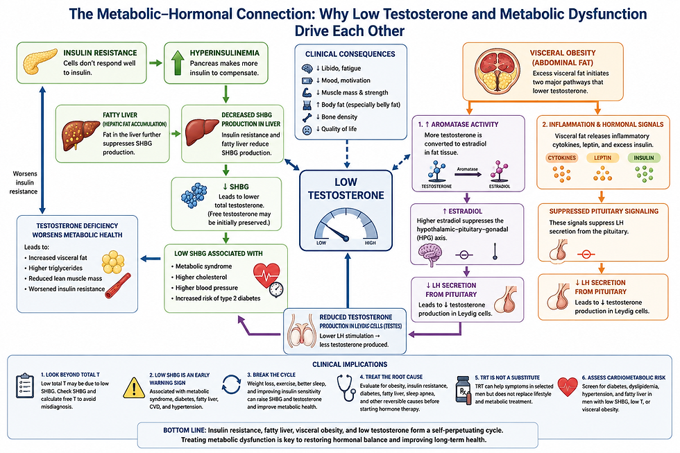 The Vicious Cycle: Testosterone and SHBG