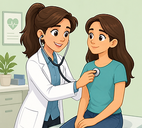 Lady doctor examining patient.png