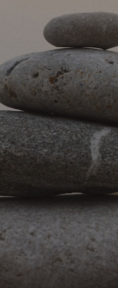 four stones signifyng peace