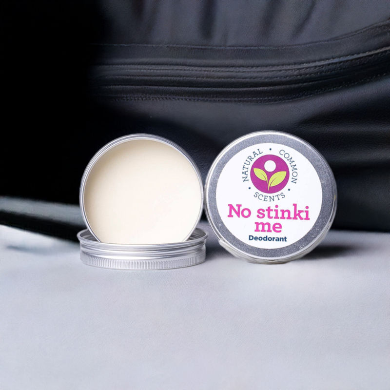 Thumbnail: No skinki me, natural deodorant beside a sports kit