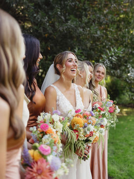 IZZIE AND CAMERON'S COLORFUL ABIGAIL'S GARDEN WEDDING