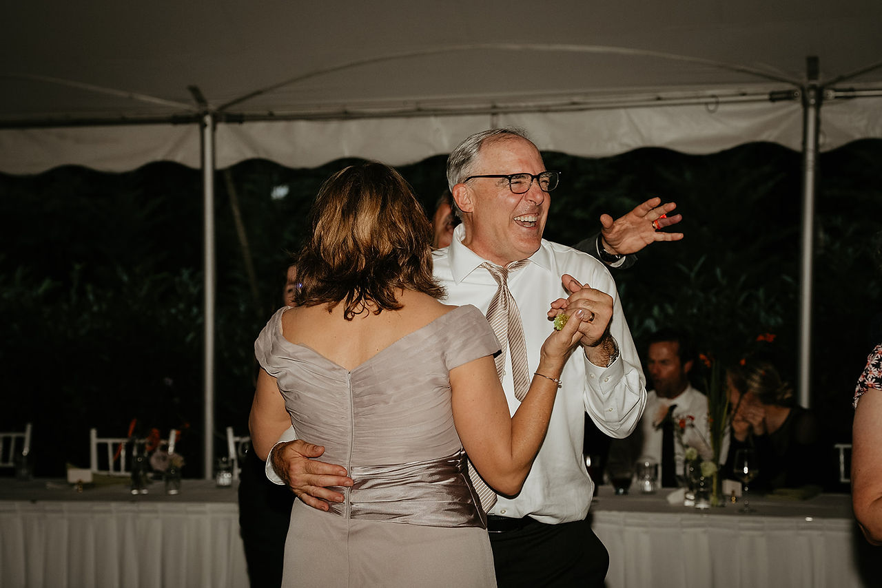 Parents Dancing at Wedding