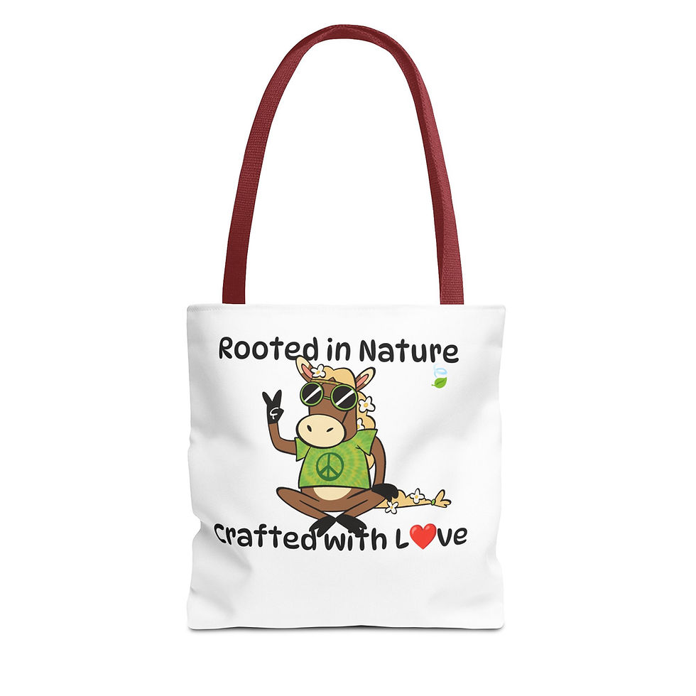 Thumbnail: Hippie Horse Tote Bag