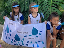 SAAE comemorou o Dia Mundial da Água com estudantes da rede municipal
