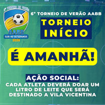 🏆 6º Torneio de Verão – Etapa 2026 | Torneio Início