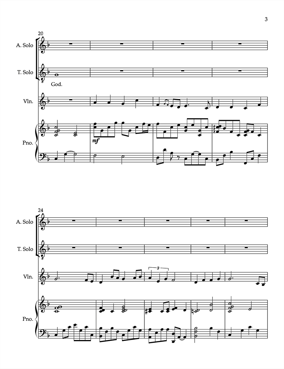 Thumbnail: Hear My Cry (Psalm 61:1-4) Sheet Music
