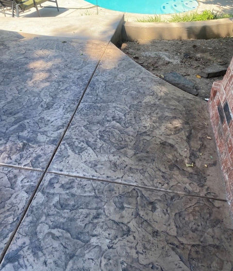 decorative stamped concrete tulsa ok
