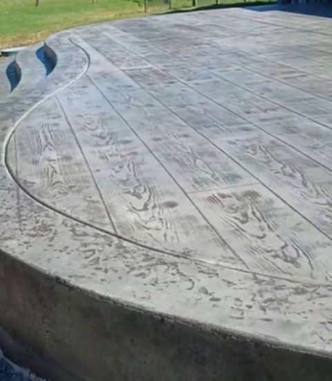 decorative stamped concrete tulsa ok