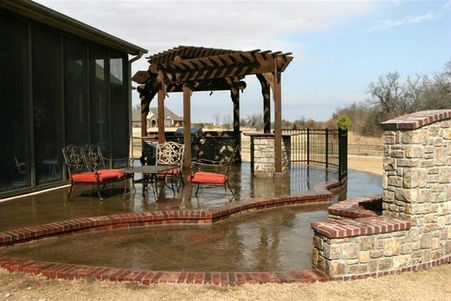 Decorative concrete tulsa ok patio