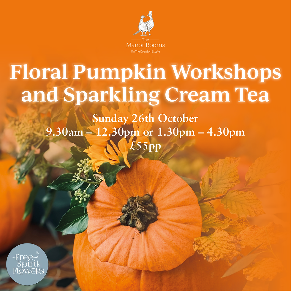 Floral Pumpkin Workshop Drewtons