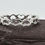 Thumbnail: 925 Silver Tiny Hearts Whole Band Ring