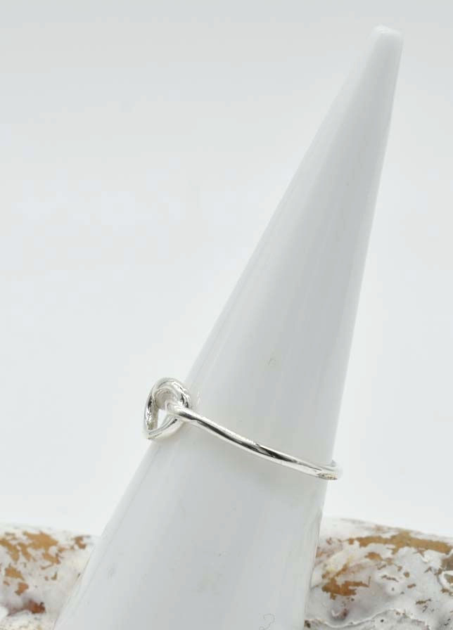 Thumbnail: 925 Silver Love Knot Ring