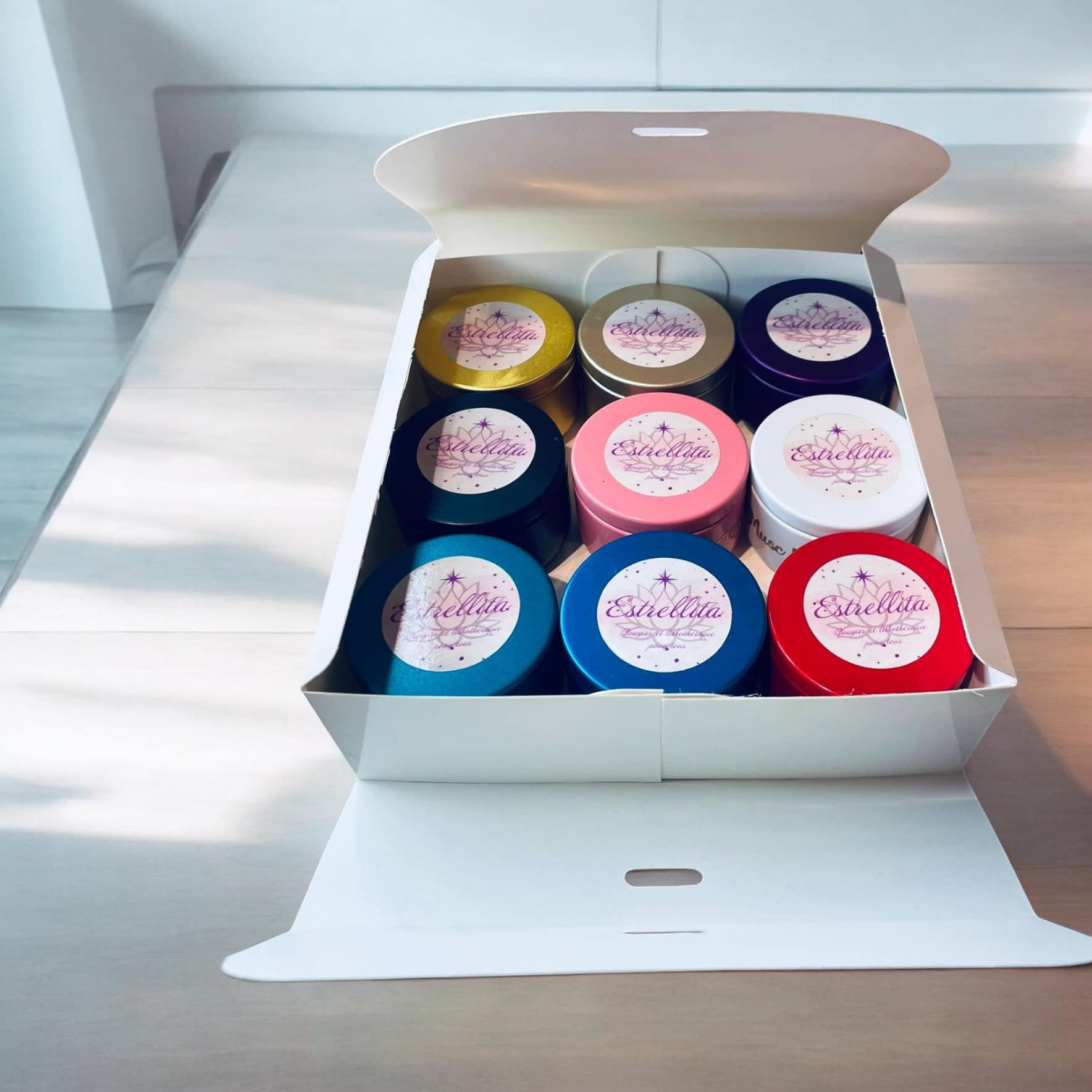 La box prémium Au Choix de 9 mini-bougies