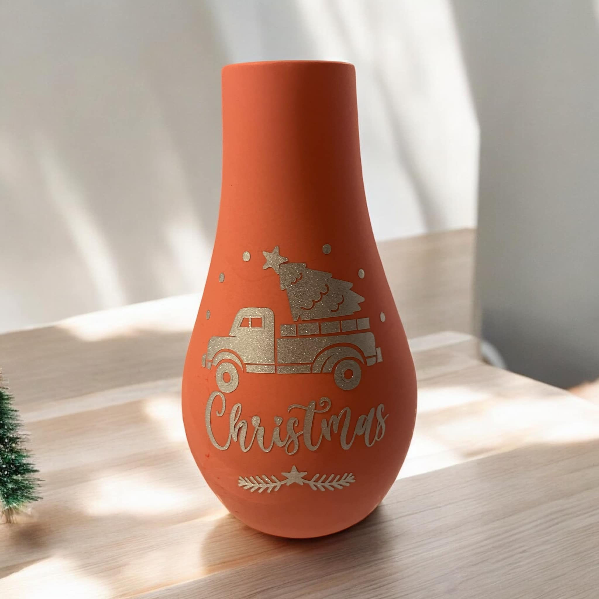 Vase de Noël Camion