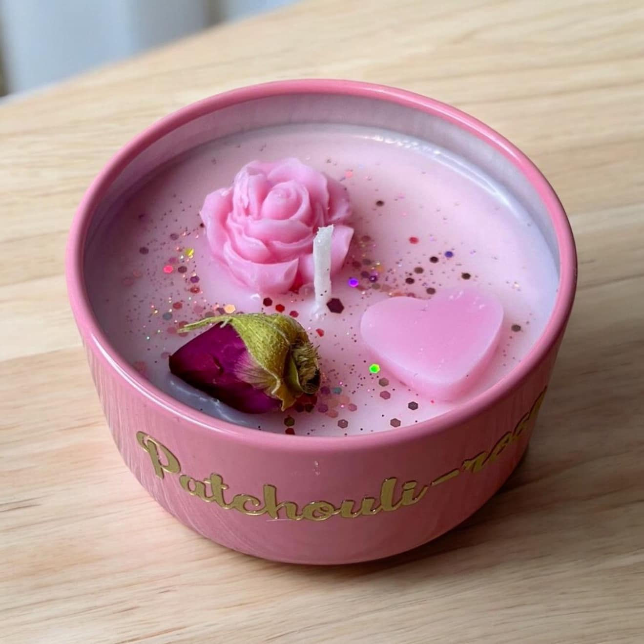 Mini bougie Patchouli-rose