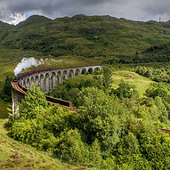 Glenfinnan Viaduct, The harry potter train, Harry potter bridge, Jacobite steamtrain, Scottish Highlands