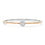 Thumbnail: White & Rose Gold Diamond Bracelet