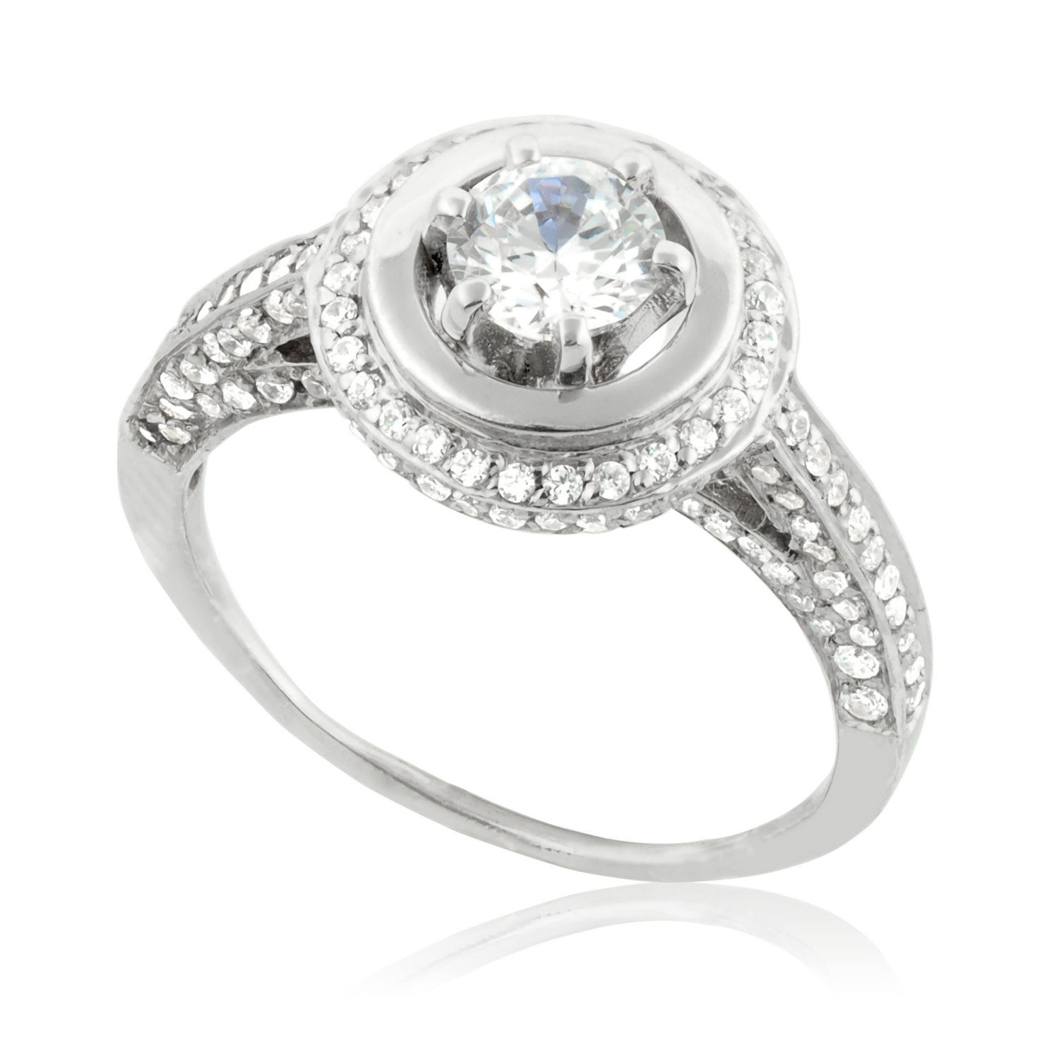 Classic Large Halo three sided shank