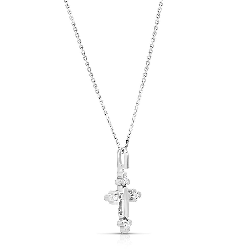 Thumbnail: Diamond Christian Pendant for Women