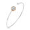 Thumbnail: White & Rose Gold Diamond Bracelet