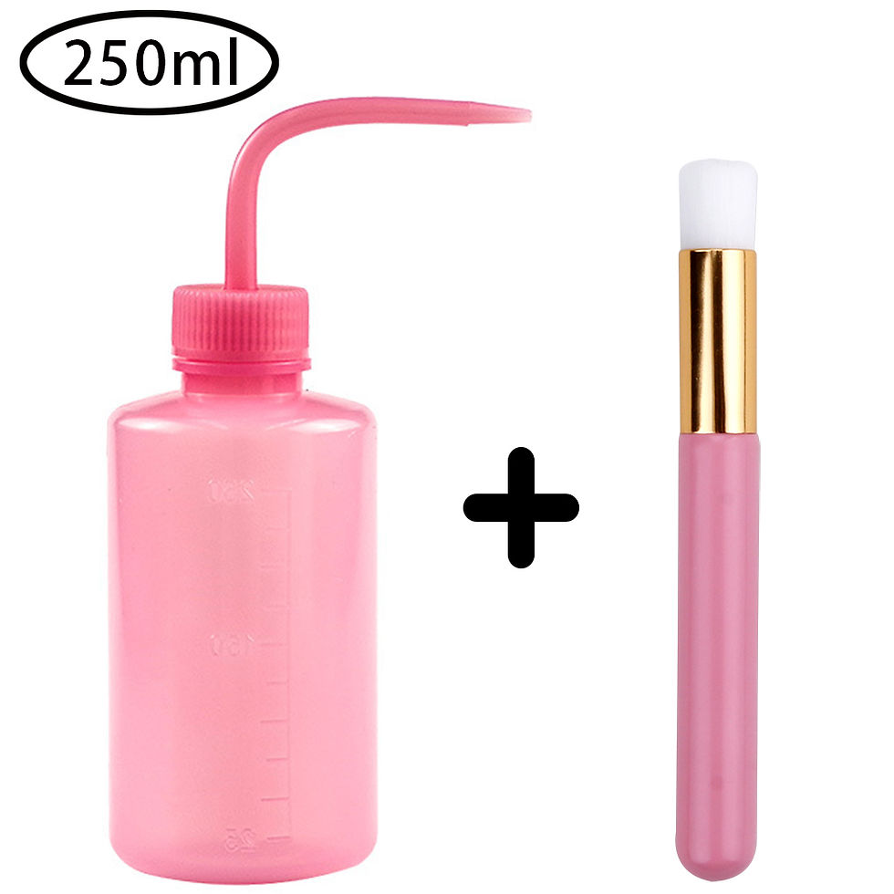 תמונה ממוזערת: Eyelash Removal Cleaning Kit Eye Lash Clean Brush Washing Bottle Eyebrow Applica