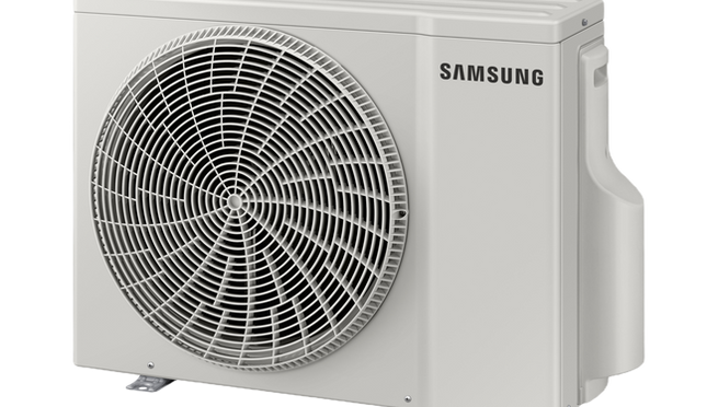 Venkovní jednotka klimatizace Samsung WindFree Comfort, klimatizace s montáží zdarma, montáž v ceně, výhodná cena, ideální do ložnice a malých pokojů