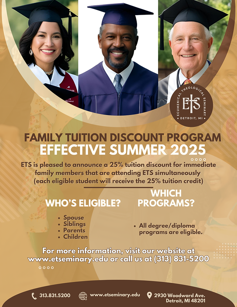 Tusion Program NEW! ETS Family Tuition Discount Program
