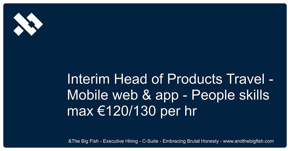 Interim Head of Product
