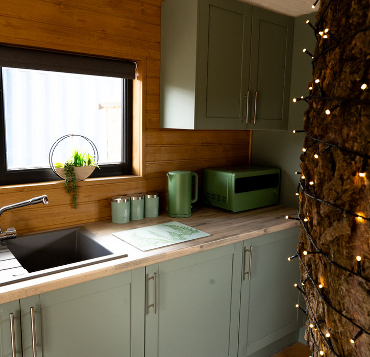 Modern Kitchen in Sustainable Holiday Accommodation