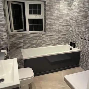 Completed Bathroom Transformation by Endeavour Plumbing & Heating