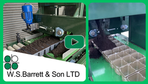 Boost your productivity with the WS Barrett Compost Mixer & Tray Filler